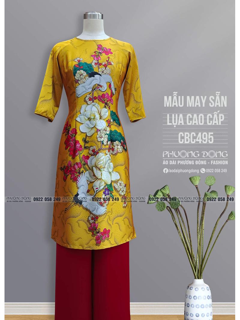 Áo Dài Cách Tân Lụa Cao Cấp CBC495